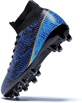 Soccer Cleats Boys Girls Firm Ground Professional Athletic Outdoor Football Shoes