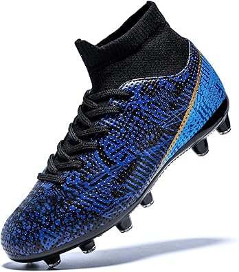 Soccer Cleats Boys Girls Firm Ground Professional Athletic Outdoor Football Shoes