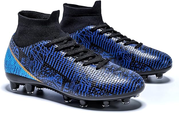 Soccer Cleats Boys Girls Firm Ground Professional Athletic Outdoor Football Shoes
